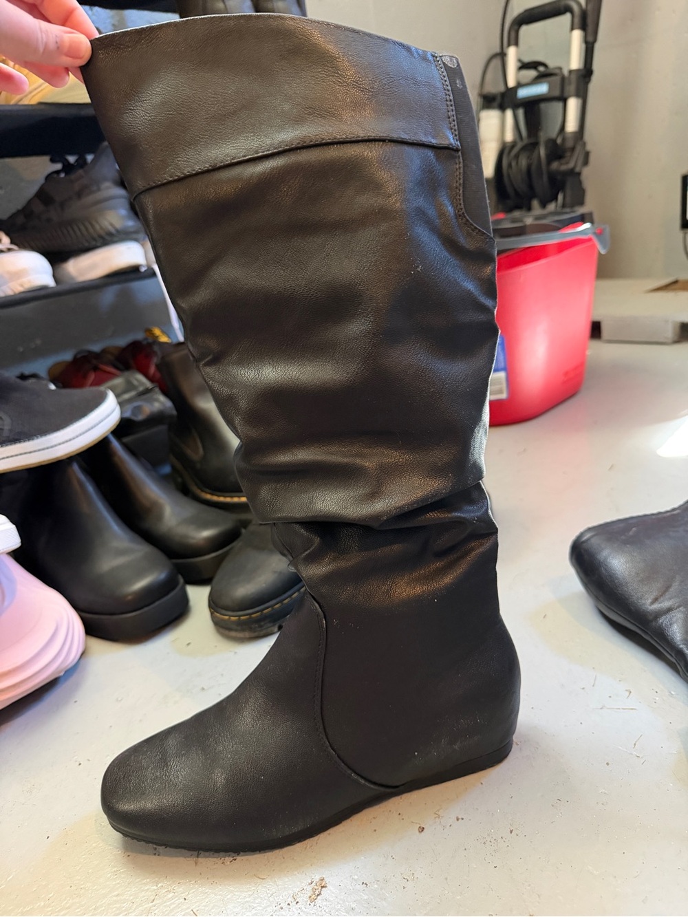 Barefoot Dreams Black Over-the-Knee Slouch Boot